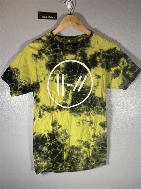 Band Tees 21 Pilots Yellow Black Tie Dye Shirt Twenty One Grailed