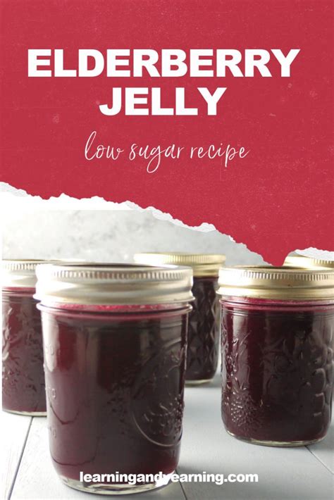 Homemade Low Sugar Elderberry Jelly Artofit