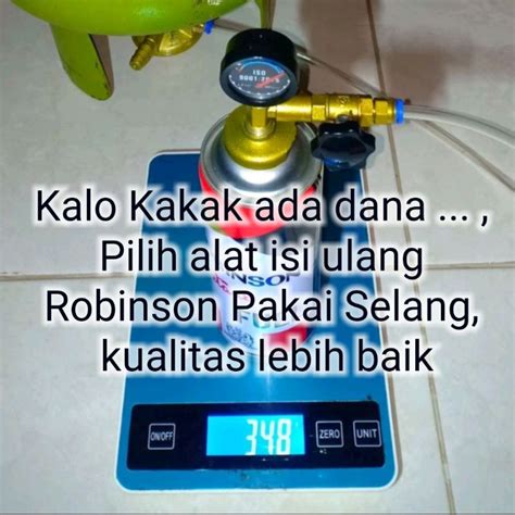 Jual Alat Refill Isi Ulang Gas Korek Adapter Robinson Refill Gas Kaleng