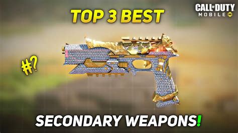 Top Best Secondary Weapons In Cod Mobile Codm Youtube