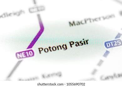 Potong Pasir Station Singapore Metro Map Stock Photo 1055690702 ...