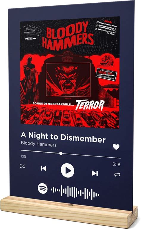 Songr Spotify Muziek Bordje A Night To Dismember Bloody Hammers