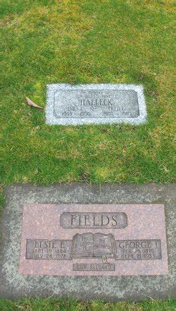 Ines Lucille Fields Halleck M Morial Find A Grave