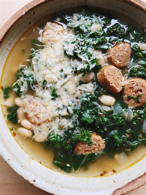 White Bean Sausage Kale Soup Slow Cooker At Joseph Hood Blog