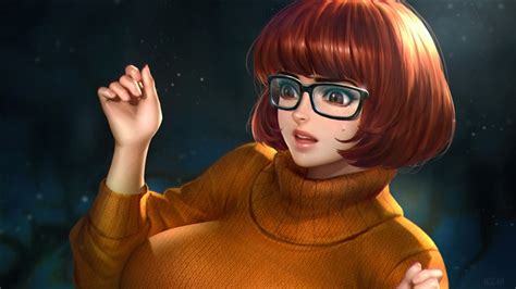 Velma Dinkley Scooby Doo Digital Art Cartoon 4k Hd Wallpaper Rare