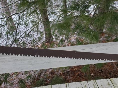 Old Red Painted Buck Saw Crosscut Bow Saw Wood Primitive Etsy