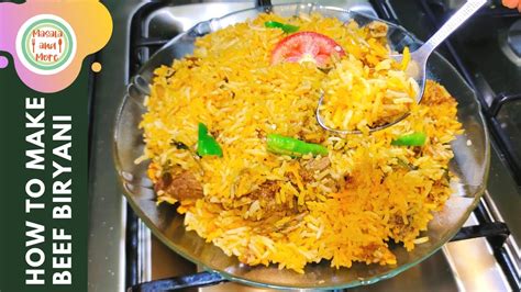 Beef Biryani Fast And Easy Bakra Eid Special Recipe Beef Biryani