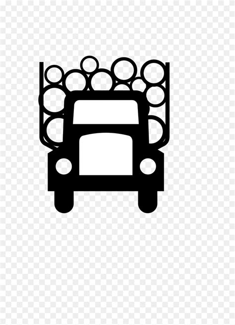 Kenworth Log Truck Clip Art - Log Truck Clip Art - FlyClipart