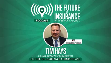 The Future Of Insurance Podcast Tim Hays CIO Mountain West Farm