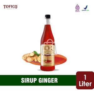 Jual Sirup Jahe Tofico Ginger Syrup Botol Plastik 1 Liter Kota