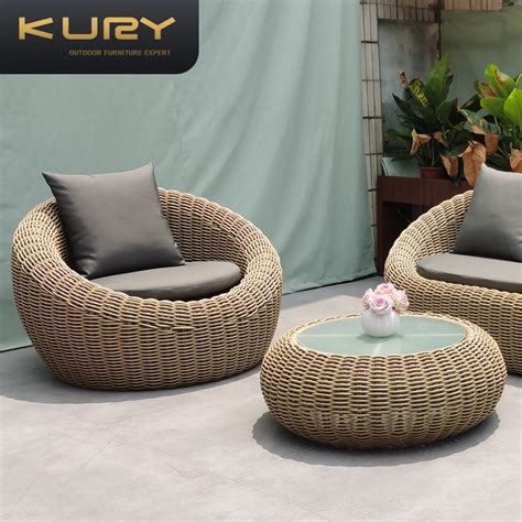 Outdoor Garden Patio Rattan Chairs Wicker Wholesale Chinese Furniture