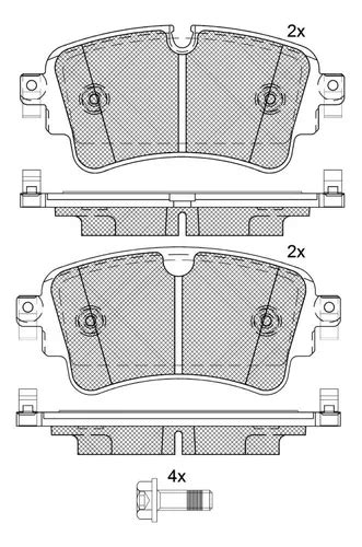 Balatas Traseras Audi Sq5 Sportback 2022 Brembo Ceramica