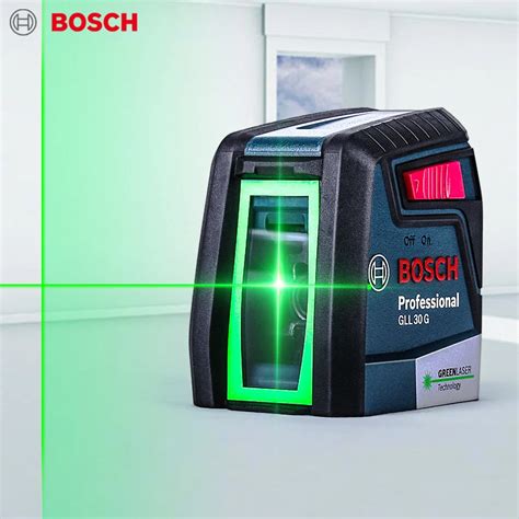 Bosch Nivel láser herramienta de nivelación de 2 líneas luz verde