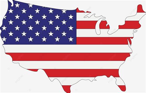 Map Of Usa Flag Vector Outline Illustration Vector, Vector, Outline ...