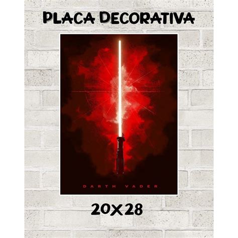 Quadro Decorativo Star Wars Sabres De Luz 20x28 Shopee Brasil