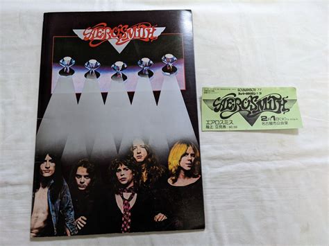 Aerosmith 1977 Japan Tour Concert Program Ticket Stub | eBay