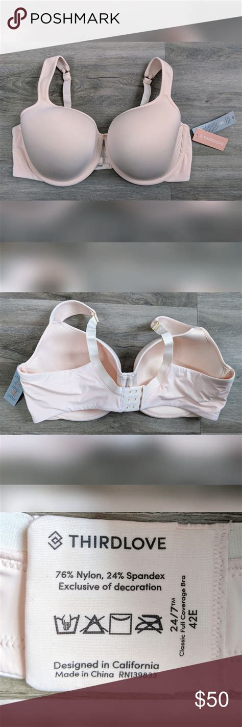 ThirdLove 24 7 Classic Full Coverage Bra 42E Full Coverage Bra