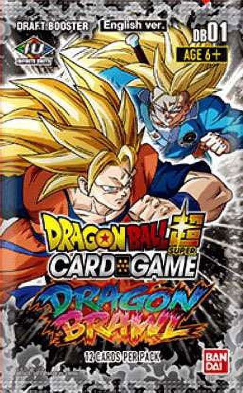 Dragon Ball Super Draft Box Dragon Brawl Booster Pack Cards