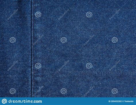 Dark Blue Jeans Denim Texture Fabric Background Stock Photo Image Of