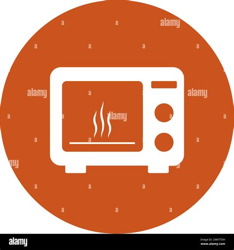 Microwave Oven Icon Image Stock Vector Images Alamy