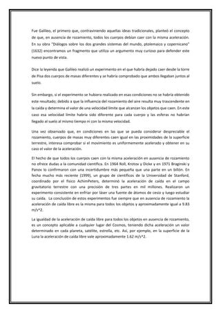 Practica Caida Libre Pdf