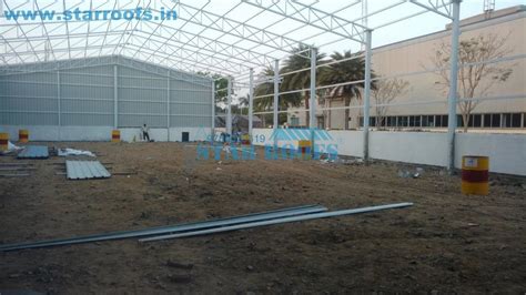 Steel Panel Build Corrugated Metal Roofing Shed For House Chennai At