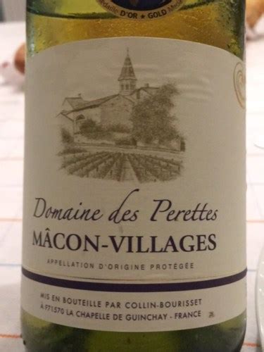 Collin Bourisset Domaine des Perettes Mâcon Villages Vivino