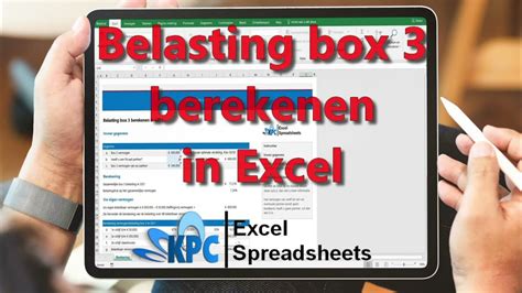 Belasting Box 3 Berekenen In Excel YouTube