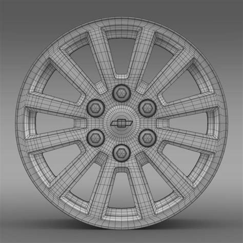 Chevrolet Tahoe Hybrid 2012 Rim 3d Model By Creative Idea Studio