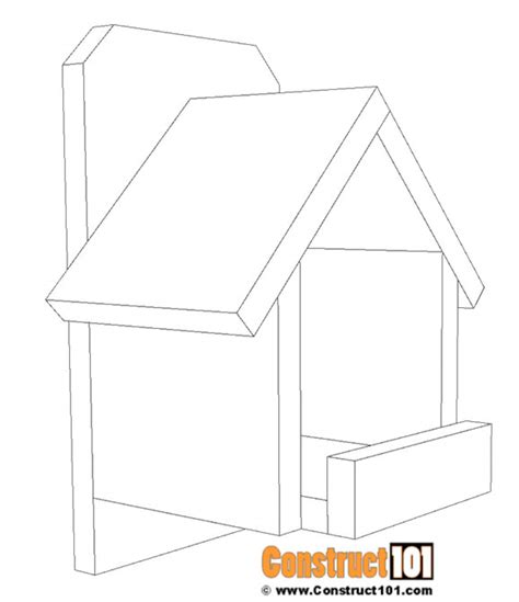 Diy Cardinal Nesting Shelter Bird House Plans Etsy