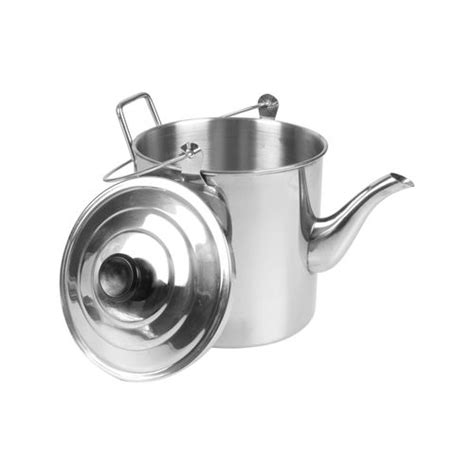 Wildtrak 2800ml Stainless Steel Billy Teapot Silver Bunnings Australia