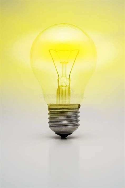 Shining light bulb stock image. Image of inspiration, thinking - 3845687