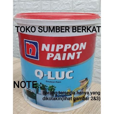 Jual Cat Tembok Q Luc 5 Kg Qluc 5Kg Nippon Paint Shopee Indonesia