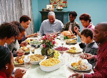 Thanksgiving Black Family Dinner