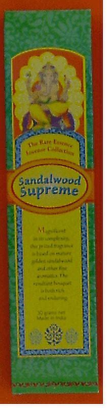 Sandalwood Supreme Stick Box Rare Essence Incense Walmart