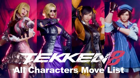 Tekken 8 All Characters Move List - Coouge