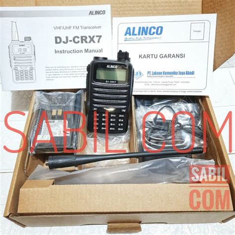 Jual HT ALINCO DJ CRX7 DUALBAND GARANSI RESMI HANDY TALKIE ALINCO