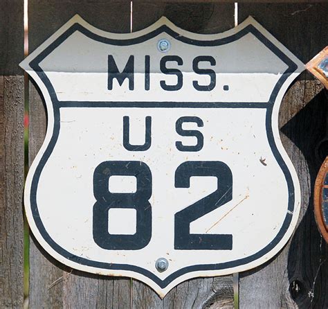 Mississippi U S Highway 82 Aaroads Shield Gallery