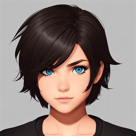 Premium Ai Image A Tough And Spunky Young Girl With Short Tomboyish