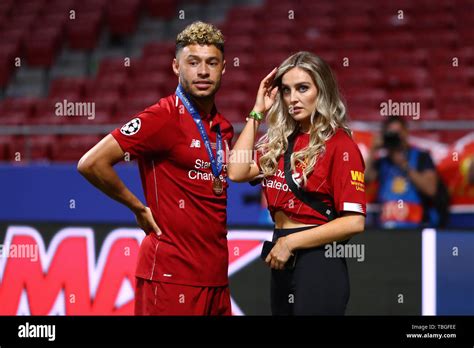 Alex Oxlade-Chamberlain of Liverpool with his girlfriend and Little Mix ...