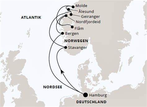 Aidaprima Norwegens Fjorde Mit Geiranger Ab Hamburg Aida