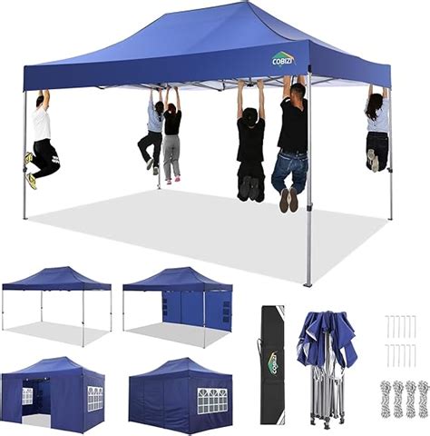 Amazon Cobizi X Pop Up Canopy Gazebo Easy Up Heavy Duty