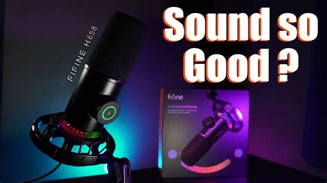 Fifine K658 Microphone (full review) - YouTube