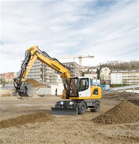 Liebherr A Litronic Wheeled Excavators Liebherr Global Ce