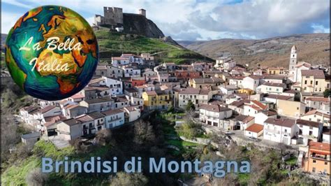 Brindisi Di Montagna PZ Basilicata Italia Video Con Drone YouTube