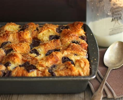 Lieslicious Dark Chocolate Croissant Bread Pudding