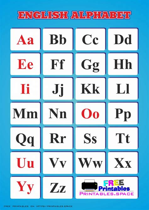 Alphabets With Pictures Printables