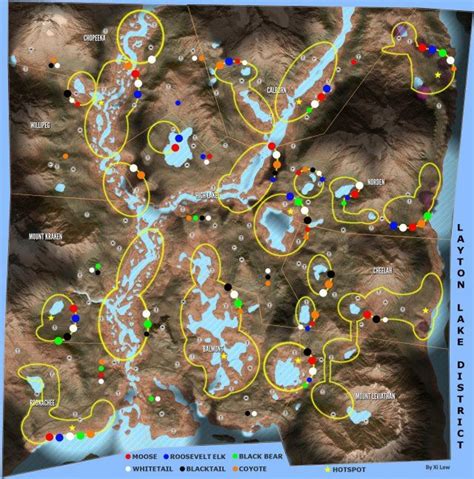 The Hunter Call Of The Wild Diamond Chart Yukon