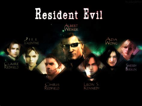 Resident Evil Main Characters Wallpaper by Yokoylebirisi on DeviantArt