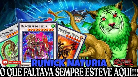 Yu Gi Oh Runick Naturia Undefeated Deck Profile Combo Tutorial